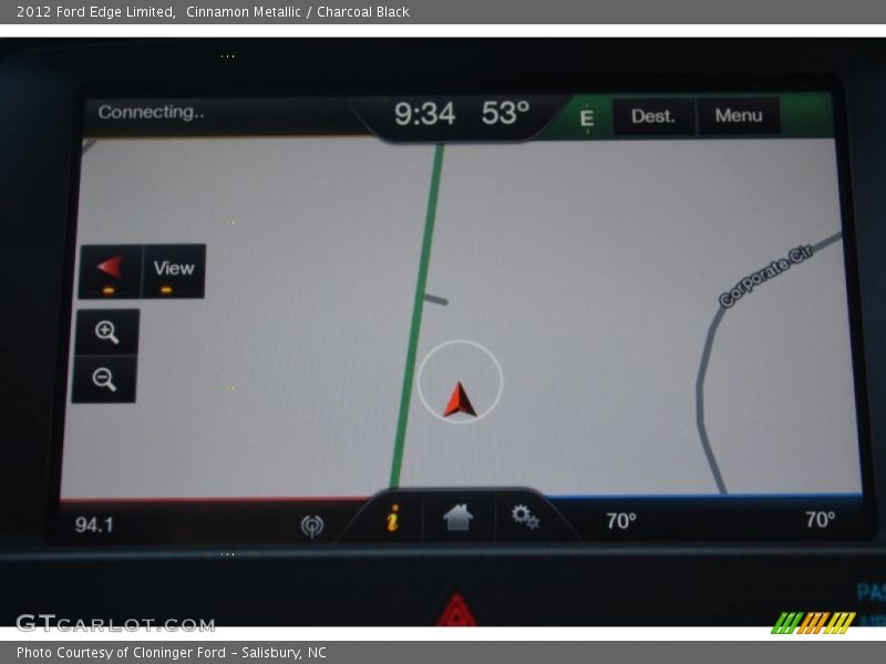 Cinnamon Metallic / Charcoal Black 2012 Ford Edge Limited
