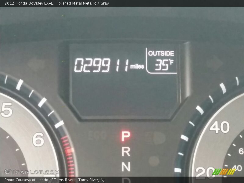 Polished Metal Metallic / Gray 2012 Honda Odyssey EX-L