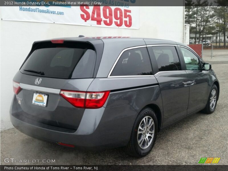 Polished Metal Metallic / Gray 2012 Honda Odyssey EX-L