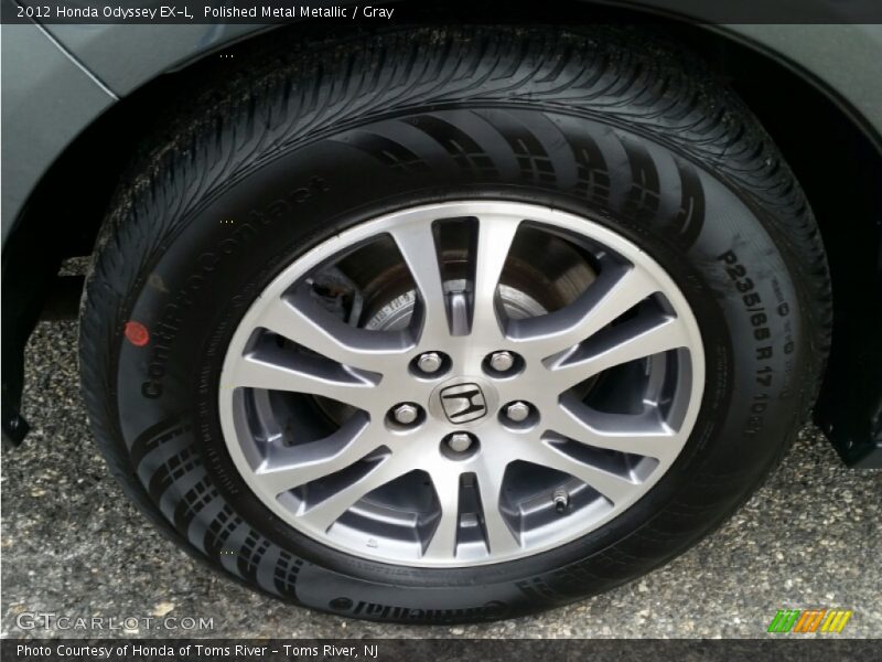 Polished Metal Metallic / Gray 2012 Honda Odyssey EX-L