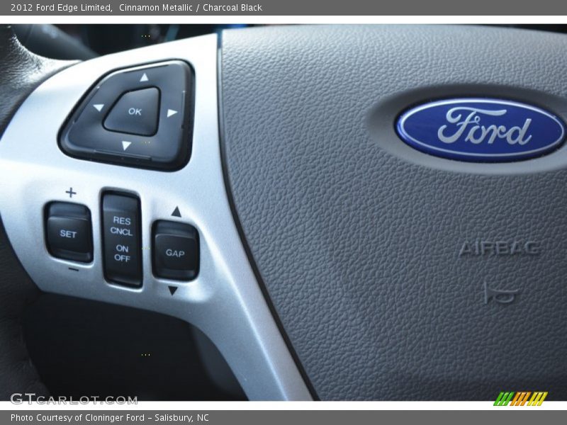 Cinnamon Metallic / Charcoal Black 2012 Ford Edge Limited