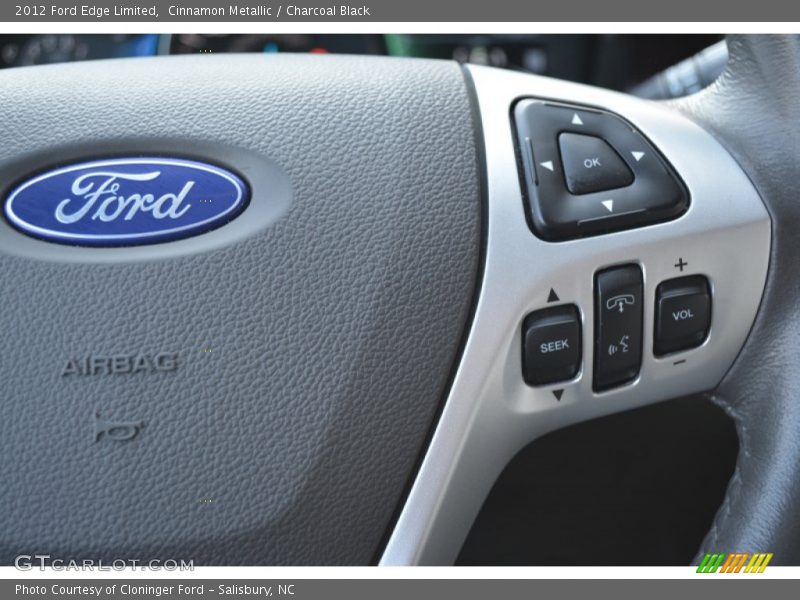 Cinnamon Metallic / Charcoal Black 2012 Ford Edge Limited