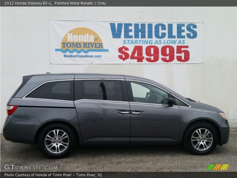 Polished Metal Metallic / Gray 2012 Honda Odyssey EX-L