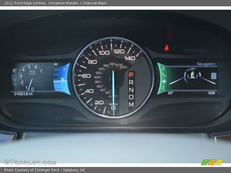 Cinnamon Metallic / Charcoal Black 2012 Ford Edge Limited