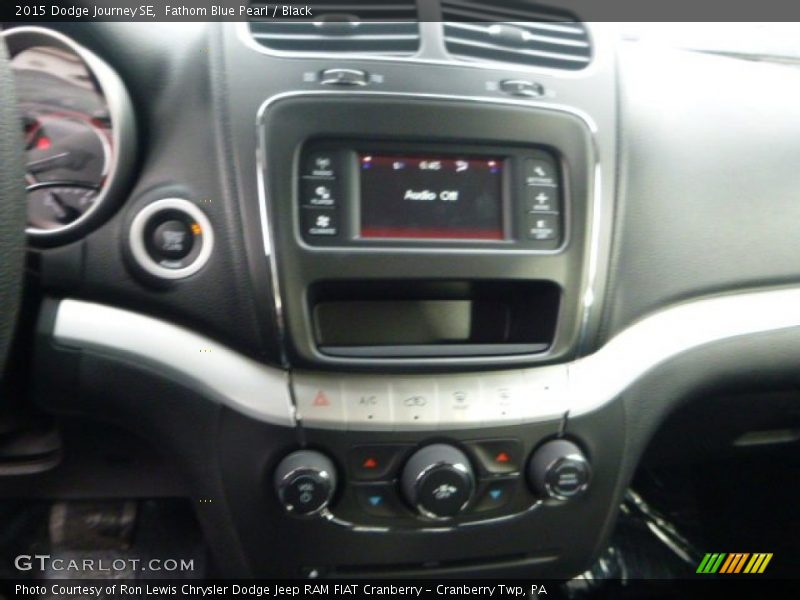 Fathom Blue Pearl / Black 2015 Dodge Journey SE