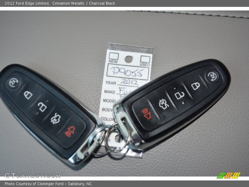 Cinnamon Metallic / Charcoal Black 2012 Ford Edge Limited