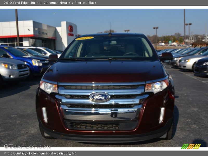 Cinnamon Metallic / Charcoal Black 2012 Ford Edge Limited