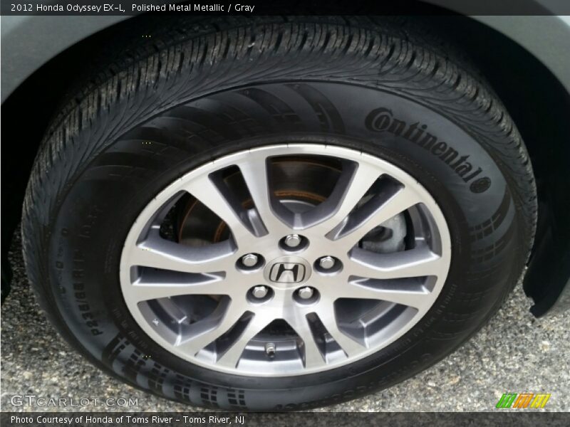Polished Metal Metallic / Gray 2012 Honda Odyssey EX-L