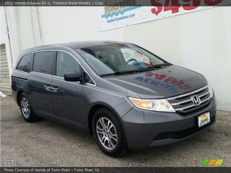 Polished Metal Metallic / Gray 2012 Honda Odyssey EX-L