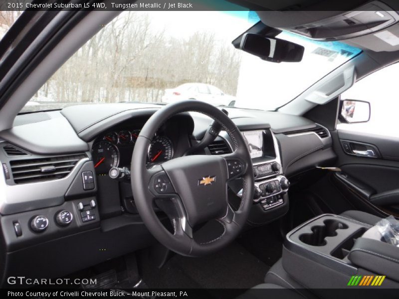 Tungsten Metallic / Jet Black 2015 Chevrolet Suburban LS 4WD