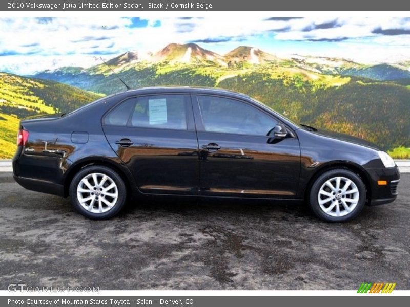 Black / Cornsilk Beige 2010 Volkswagen Jetta Limited Edition Sedan