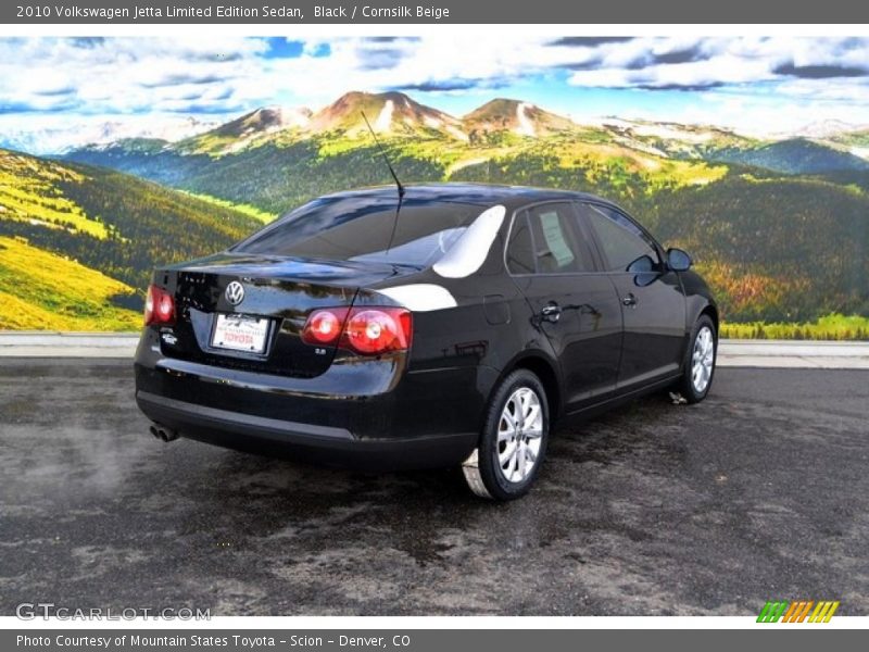 Black / Cornsilk Beige 2010 Volkswagen Jetta Limited Edition Sedan