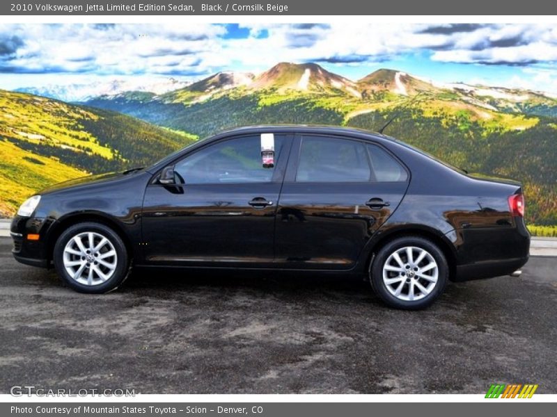 Black / Cornsilk Beige 2010 Volkswagen Jetta Limited Edition Sedan