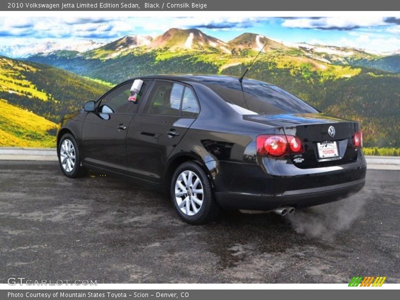 Black / Cornsilk Beige 2010 Volkswagen Jetta Limited Edition Sedan