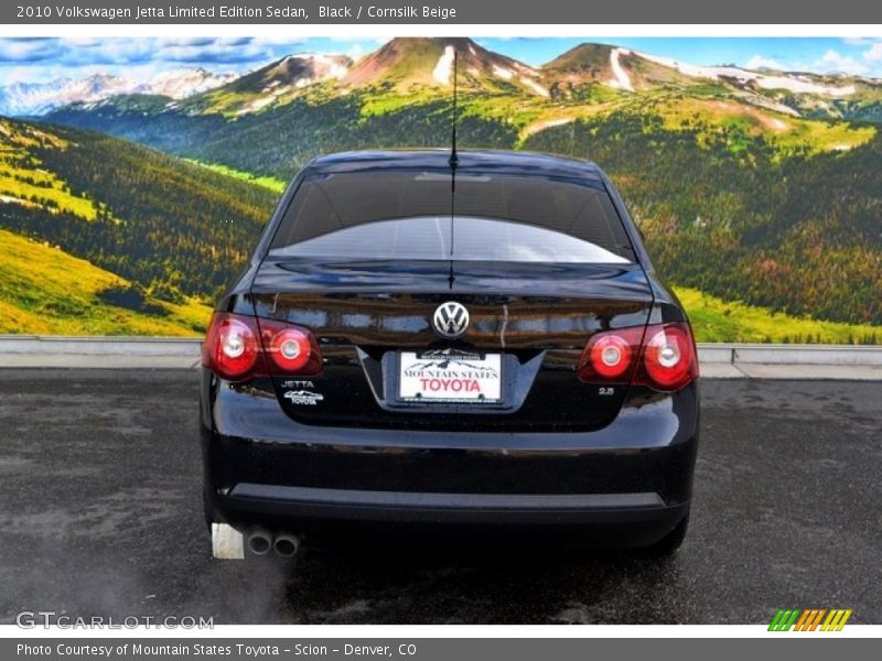 Black / Cornsilk Beige 2010 Volkswagen Jetta Limited Edition Sedan