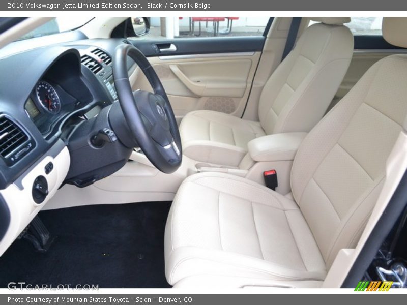 Black / Cornsilk Beige 2010 Volkswagen Jetta Limited Edition Sedan
