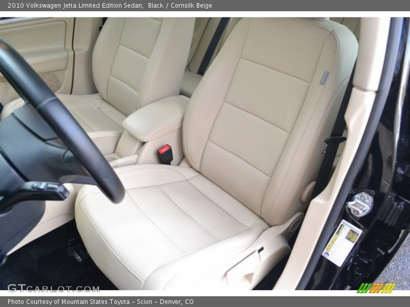 Black / Cornsilk Beige 2010 Volkswagen Jetta Limited Edition Sedan