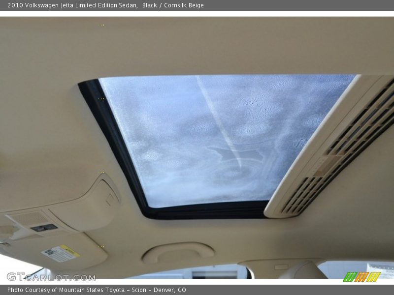 Black / Cornsilk Beige 2010 Volkswagen Jetta Limited Edition Sedan