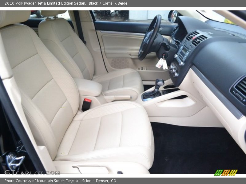 Black / Cornsilk Beige 2010 Volkswagen Jetta Limited Edition Sedan