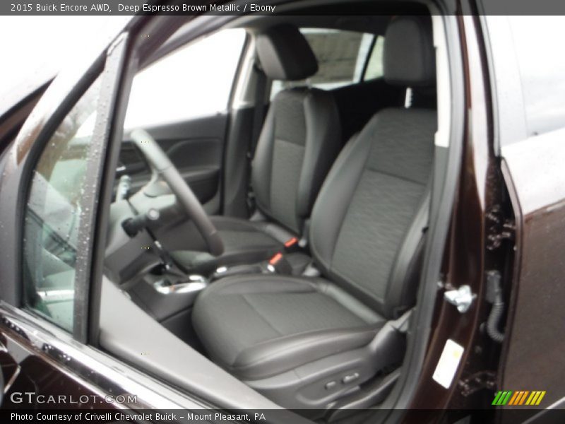 Deep Espresso Brown Metallic / Ebony 2015 Buick Encore AWD