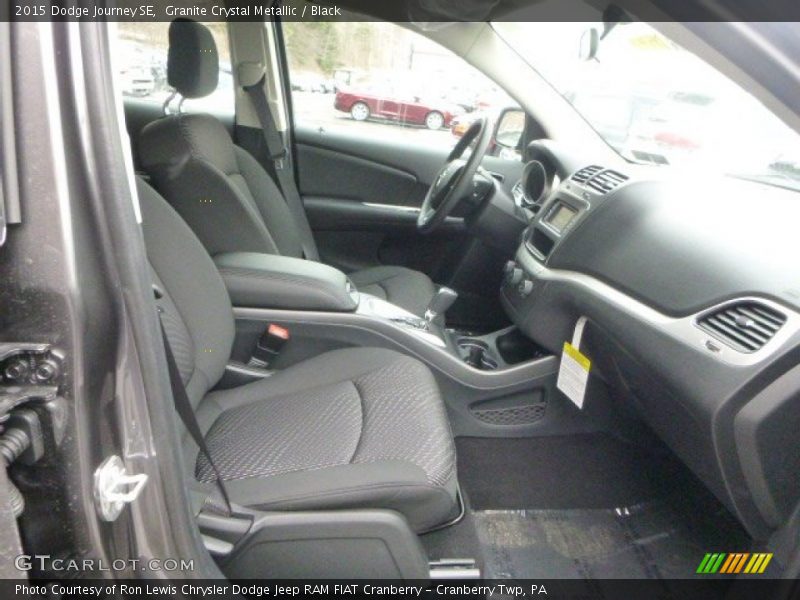 Granite Crystal Metallic / Black 2015 Dodge Journey SE