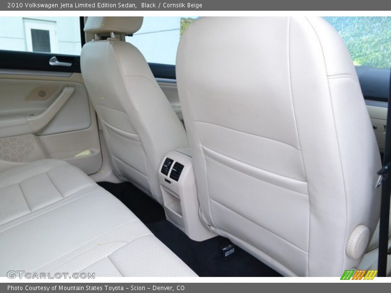 Black / Cornsilk Beige 2010 Volkswagen Jetta Limited Edition Sedan