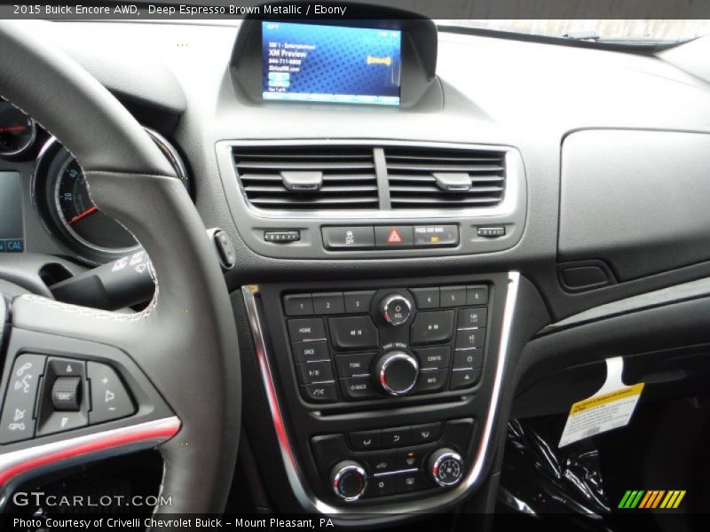 Deep Espresso Brown Metallic / Ebony 2015 Buick Encore AWD