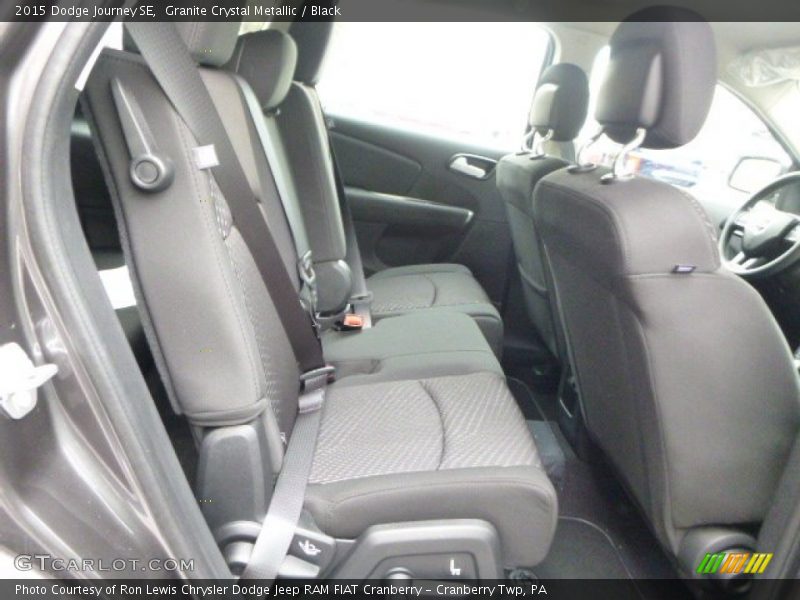 Granite Crystal Metallic / Black 2015 Dodge Journey SE