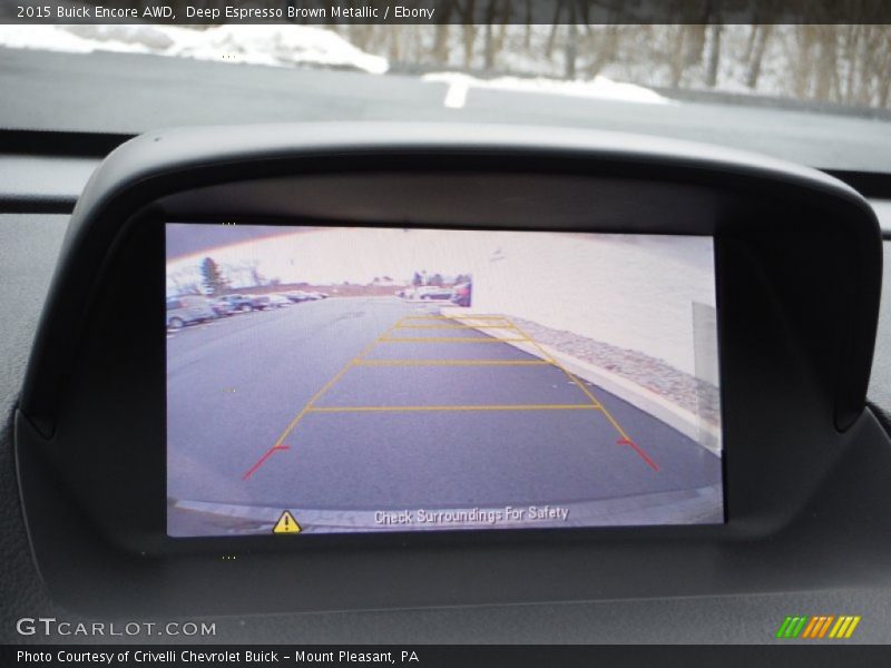 Deep Espresso Brown Metallic / Ebony 2015 Buick Encore AWD