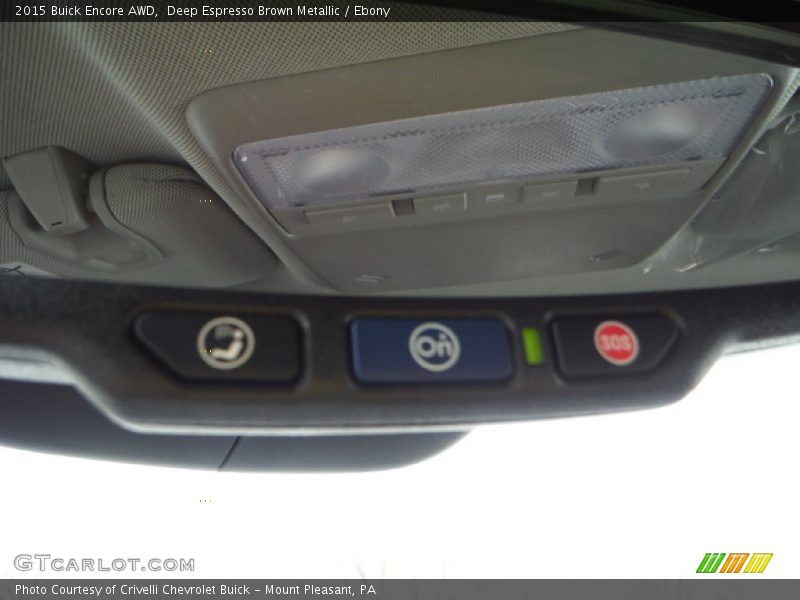 Deep Espresso Brown Metallic / Ebony 2015 Buick Encore AWD