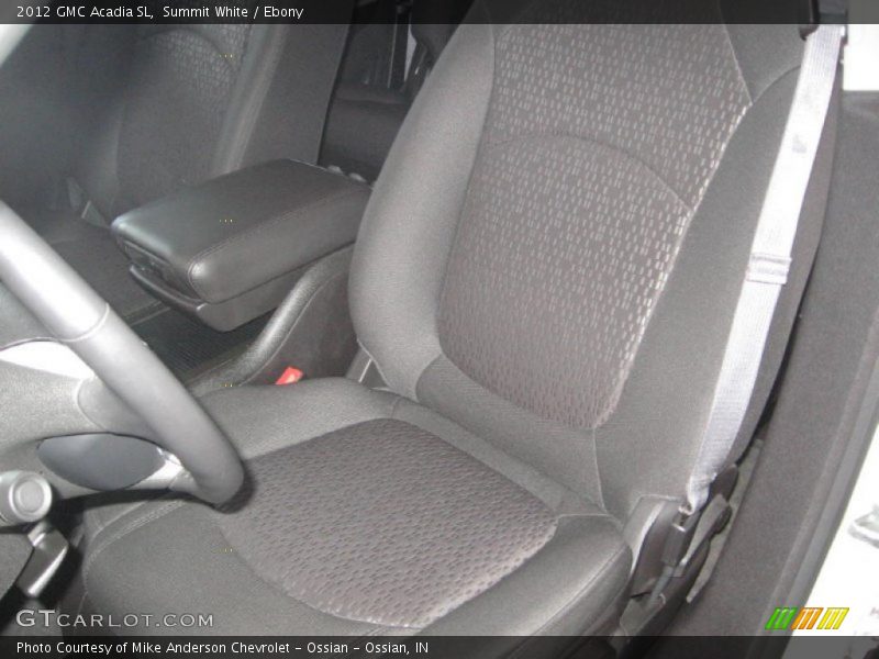 Summit White / Ebony 2012 GMC Acadia SL