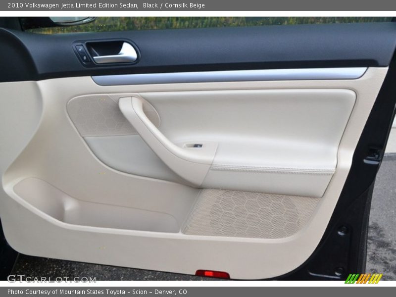 Black / Cornsilk Beige 2010 Volkswagen Jetta Limited Edition Sedan