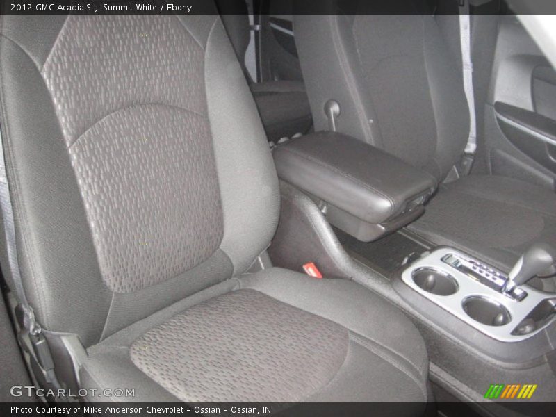 Summit White / Ebony 2012 GMC Acadia SL