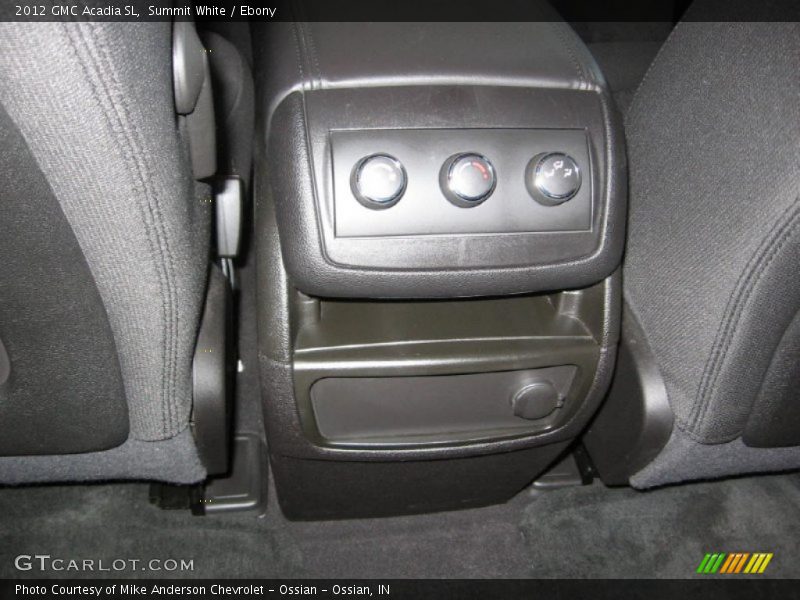 Summit White / Ebony 2012 GMC Acadia SL
