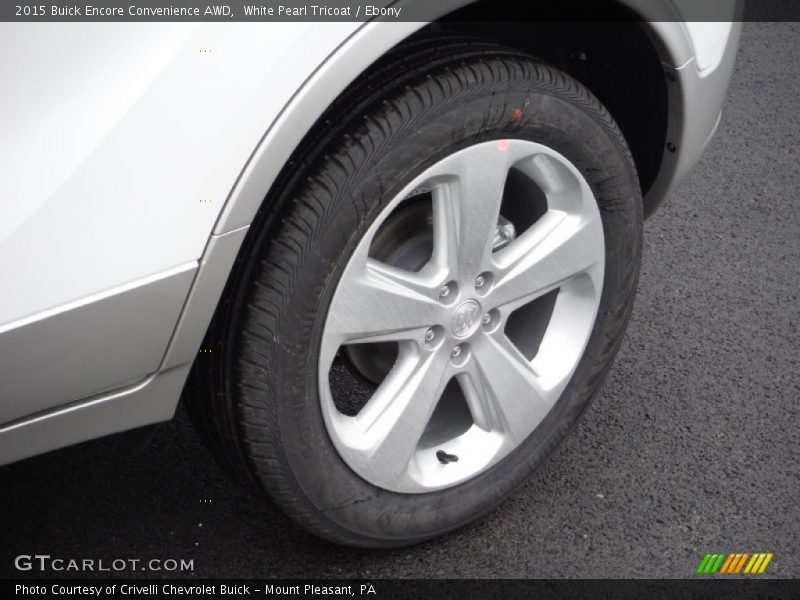 White Pearl Tricoat / Ebony 2015 Buick Encore Convenience AWD