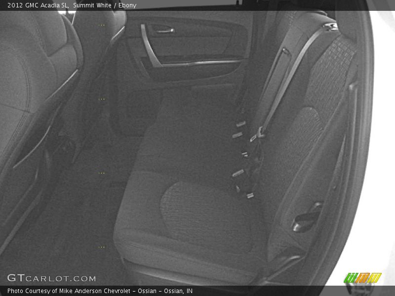 Summit White / Ebony 2012 GMC Acadia SL