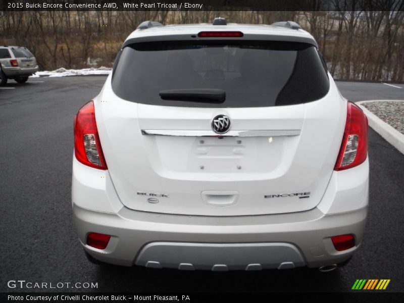 White Pearl Tricoat / Ebony 2015 Buick Encore Convenience AWD