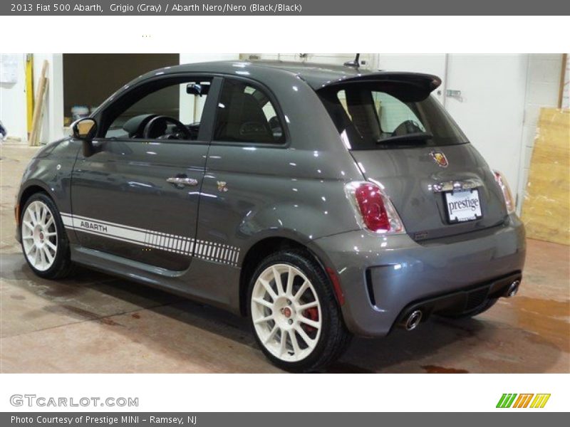 Grigio (Gray) / Abarth Nero/Nero (Black/Black) 2013 Fiat 500 Abarth