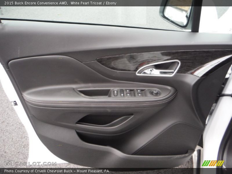 White Pearl Tricoat / Ebony 2015 Buick Encore Convenience AWD