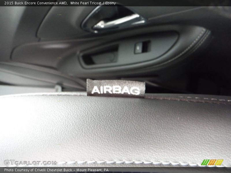 White Pearl Tricoat / Ebony 2015 Buick Encore Convenience AWD
