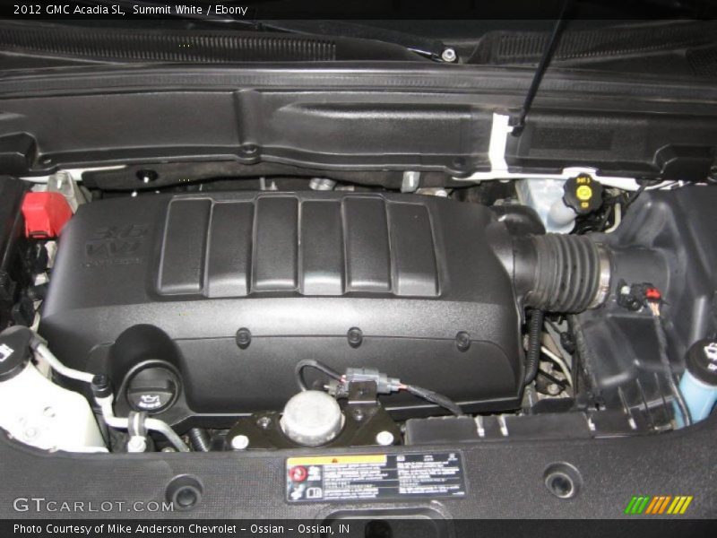 Summit White / Ebony 2012 GMC Acadia SL