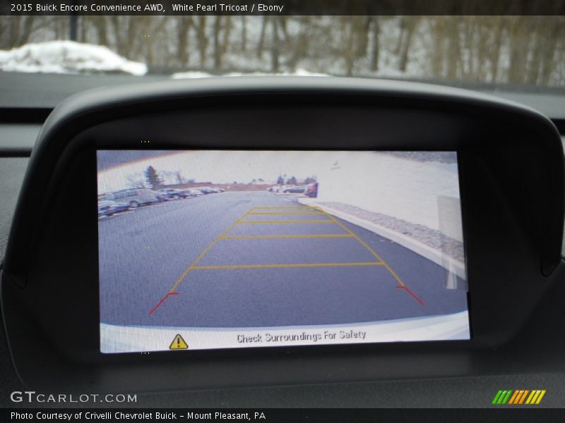 White Pearl Tricoat / Ebony 2015 Buick Encore Convenience AWD