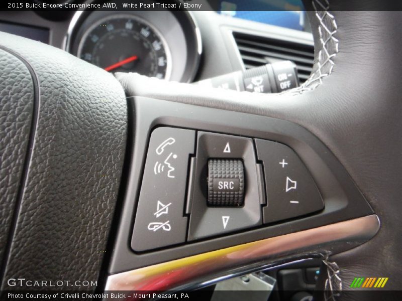 White Pearl Tricoat / Ebony 2015 Buick Encore Convenience AWD