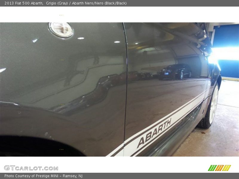 Grigio (Gray) / Abarth Nero/Nero (Black/Black) 2013 Fiat 500 Abarth
