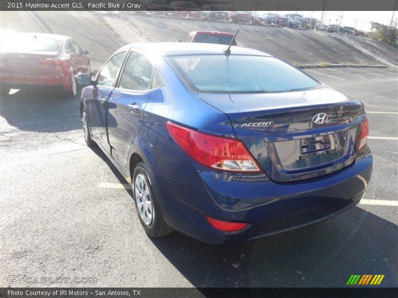 Pacific Blue / Gray 2015 Hyundai Accent GLS