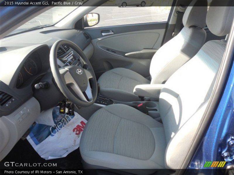 Pacific Blue / Gray 2015 Hyundai Accent GLS