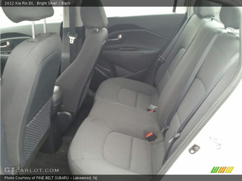 Bright Silver / Black 2012 Kia Rio EX