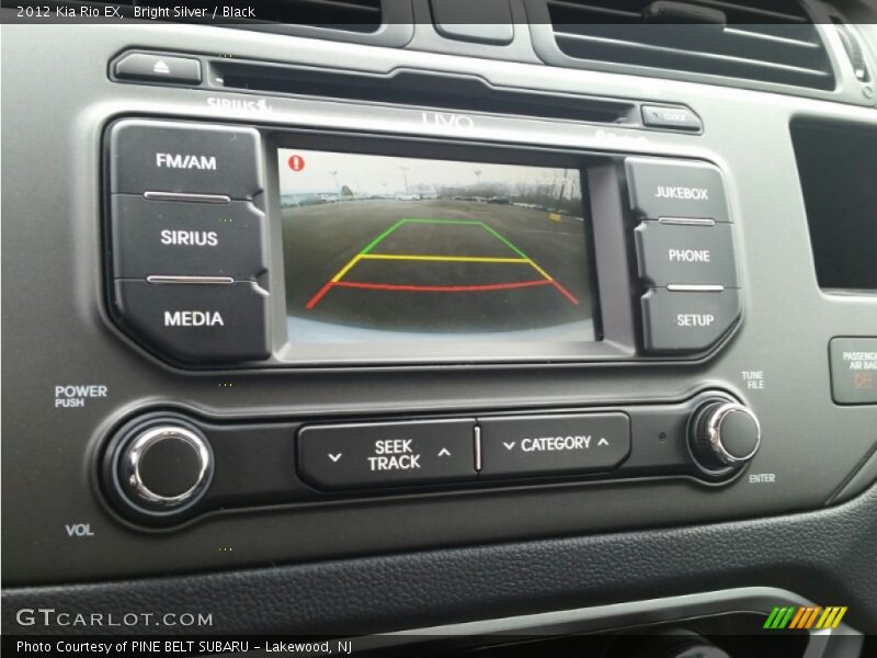 Bright Silver / Black 2012 Kia Rio EX