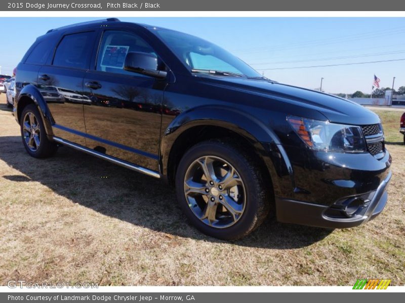 Pitch Black / Black 2015 Dodge Journey Crossroad
