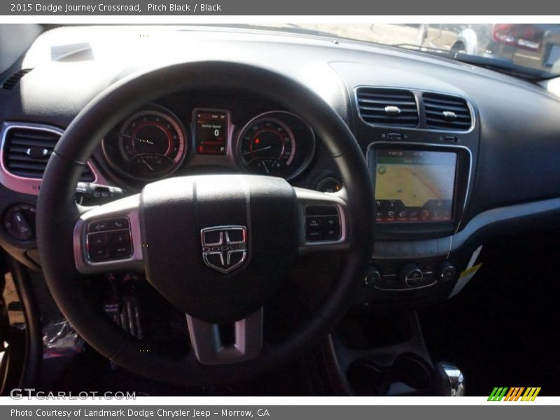 Pitch Black / Black 2015 Dodge Journey Crossroad